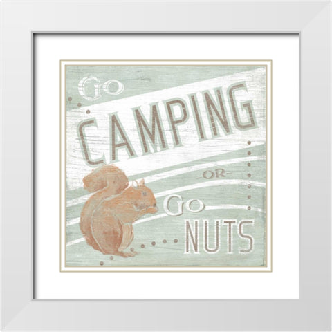 Lodge Life II White Modern Wood Framed Art Print with Double Matting by Vess, June Erica