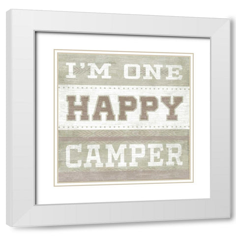 Lodge Life VI White Modern Wood Framed Art Print with Double Matting by Vess, June Erica