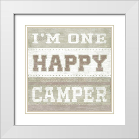 Lodge Life VI White Modern Wood Framed Art Print with Double Matting by Vess, June Erica