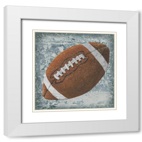 Grunge Sporting II White Modern Wood Framed Art Print with Double Matting by Studio W