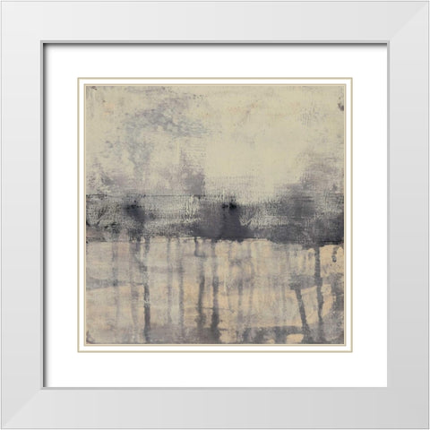 Neutral Dream II White Modern Wood Framed Art Print with Double Matting by Goldberger, Jennifer