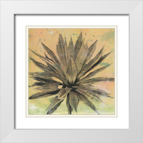Desert Dreams I White Modern Wood Framed Art Print with Double Matting by McCavitt, Naomi