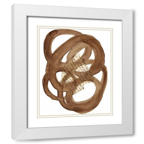 Journey I White Modern Wood Framed Art Print with Double Matting by McKenzie, Steve