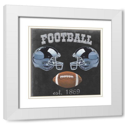 Sporting History II White Modern Wood Framed Art Print with Double Matting by McCavitt, Naomi