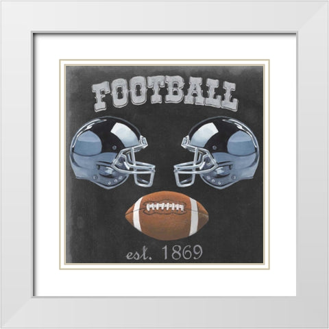 Sporting History II White Modern Wood Framed Art Print with Double Matting by McCavitt, Naomi