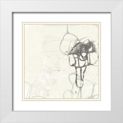 Marginal Boundary I White Modern Wood Framed Art Print with Double Matting by Vess, June Erica