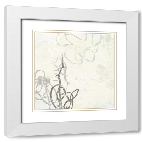 Marginal Boundary II White Modern Wood Framed Art Print with Double Matting by Vess, June Erica