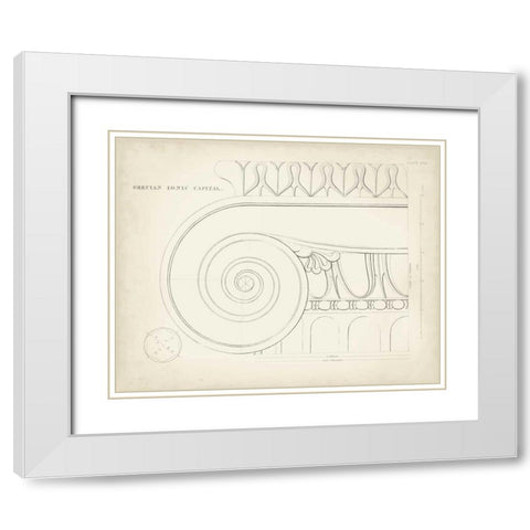 Greek and Roman Architecture IX White Modern Wood Framed Art Print with Double Matting by Kelly, Thomas