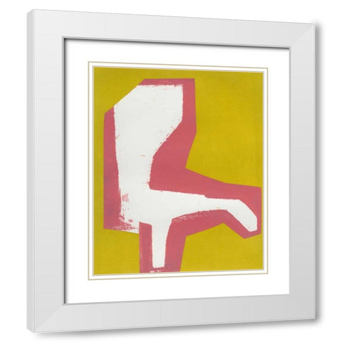 Signal White Modern Wood Framed Art Print with Double Matting by Delamater, Rob
