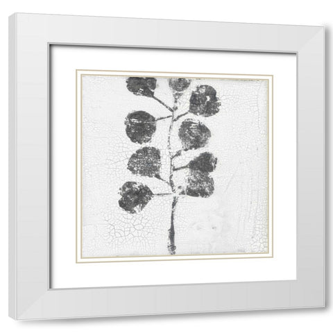 Minimalism I White Modern Wood Framed Art Print with Double Matting by Ray, Elena