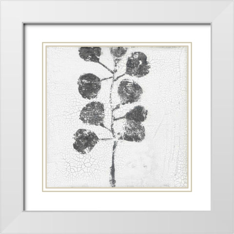 Minimalism I White Modern Wood Framed Art Print with Double Matting by Ray, Elena