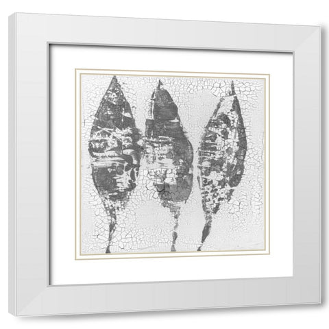 Minimalism VI White Modern Wood Framed Art Print with Double Matting by Ray, Elena