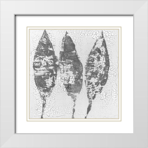 Minimalism VI White Modern Wood Framed Art Print with Double Matting by Ray, Elena