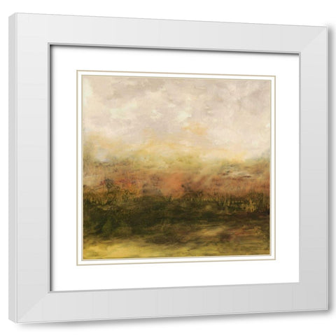 June Morning  White Modern Wood Framed Art Print with Double Matting by Gordon, Sharon