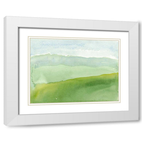 Monterey I White Modern Wood Framed Art Print with Double Matting by Ludwig, Alicia