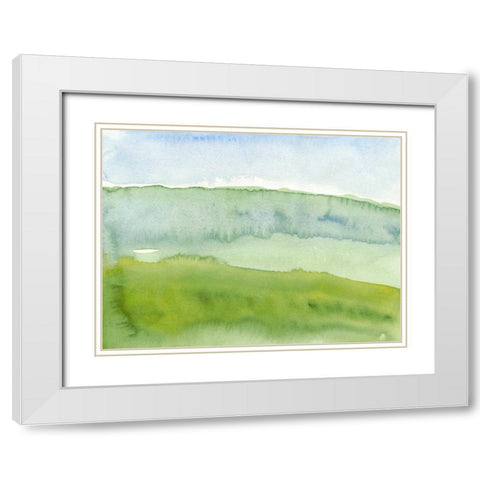 Monterey II White Modern Wood Framed Art Print with Double Matting by Ludwig, Alicia