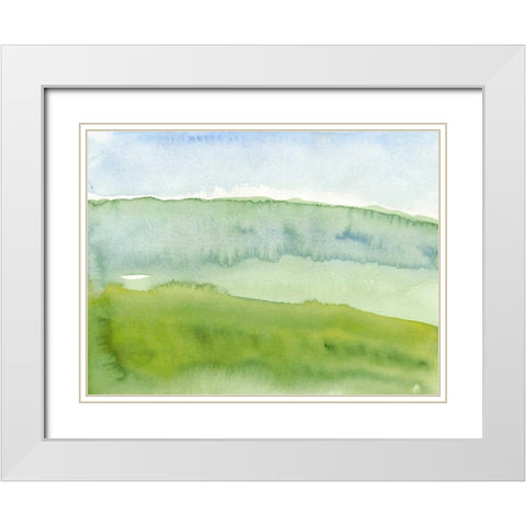 Monterey II White Modern Wood Framed Art Print with Double Matting by Ludwig, Alicia