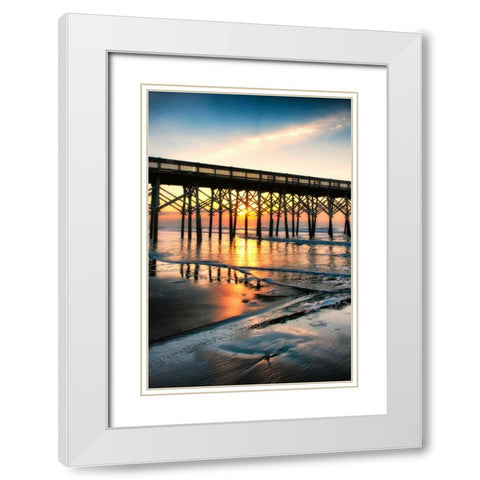 Wake Up Call White Modern Wood Framed Art Print with Double Matting by Head, Danny