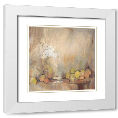 A Moment of Study  White Modern Wood Framed Art Print with Double Matting by OToole, Tim