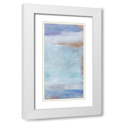 Beginnings II White Modern Wood Framed Art Print with Double Matting by Contacessi, Julia