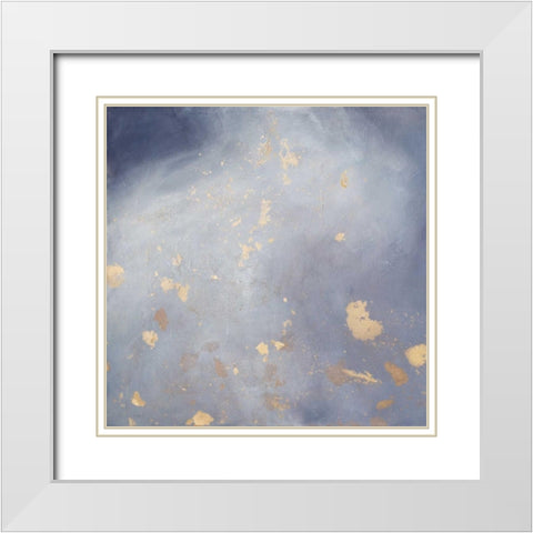 Escaping Night I White Modern Wood Framed Art Print with Double Matting by Contacessi, Julia