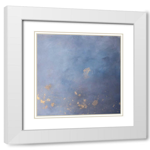 Escaping Night II White Modern Wood Framed Art Print with Double Matting by Contacessi, Julia