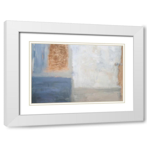 Window View White Modern Wood Framed Art Print with Double Matting by Contacessi, Julia