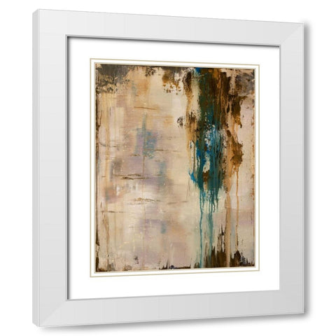Infinite Time I White Modern Wood Framed Art Print with Double Matting by joy, Julie