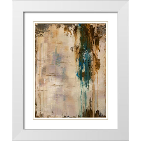 Infinite Time I White Modern Wood Framed Art Print with Double Matting by joy, Julie