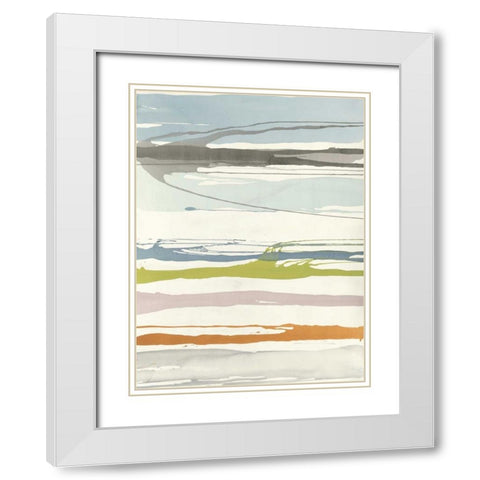 Watching for First Light White Modern Wood Framed Art Print with Double Matting by Delamater, Rob