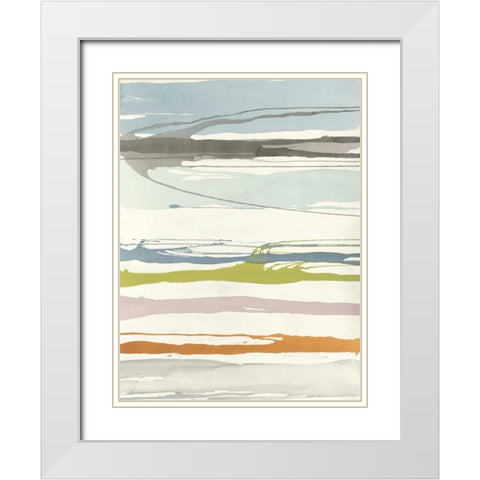 Watching for First Light White Modern Wood Framed Art Print with Double Matting by Delamater, Rob