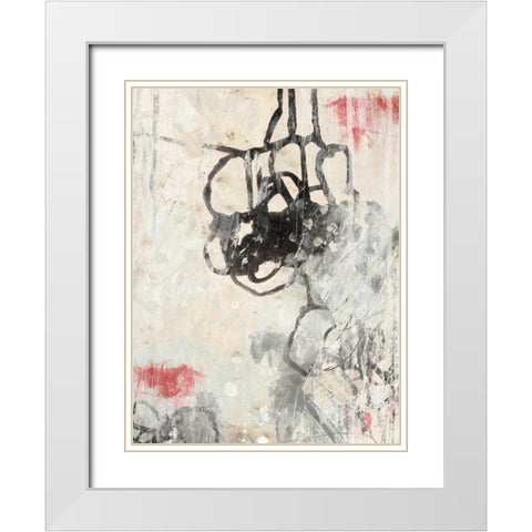 Surface Tension I White Modern Wood Framed Art Print with Double Matting by Vess, June Erica