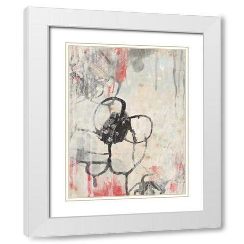 Surface Tension II White Modern Wood Framed Art Print with Double Matting by Vess, June Erica
