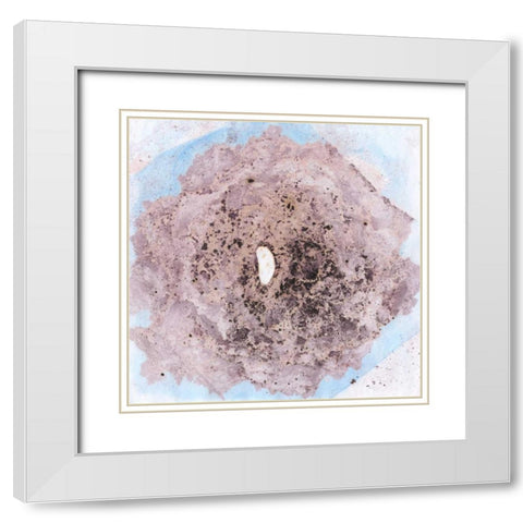 Aquifer III White Modern Wood Framed Art Print with Double Matting by Ludwig, Alicia