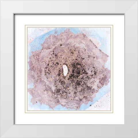 Aquifer III White Modern Wood Framed Art Print with Double Matting by Ludwig, Alicia