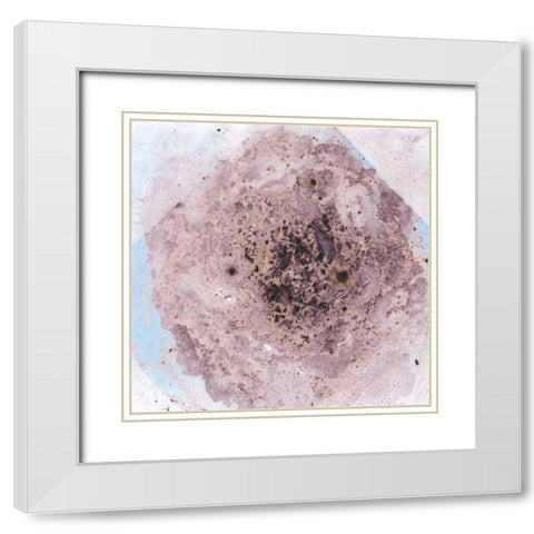 Aquifer IV White Modern Wood Framed Art Print with Double Matting by Ludwig, Alicia