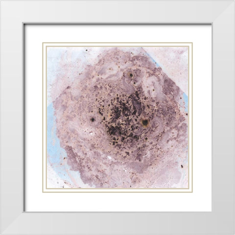 Aquifer IV White Modern Wood Framed Art Print with Double Matting by Ludwig, Alicia