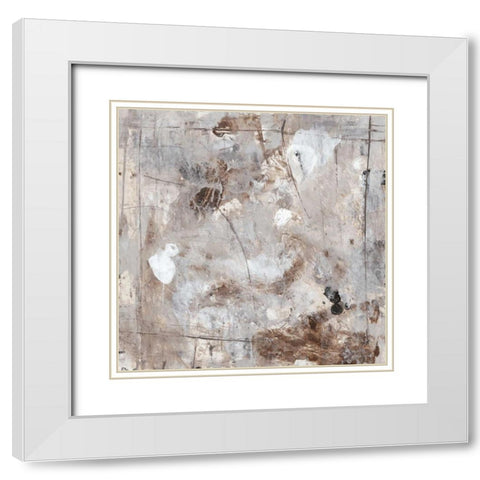 Neutral Jostle II White Modern Wood Framed Art Print with Double Matting by OToole, Tim
