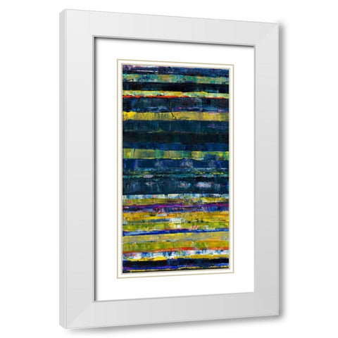 Light on Water I White Modern Wood Framed Art Print with Double Matting by Fuchs, Jodi