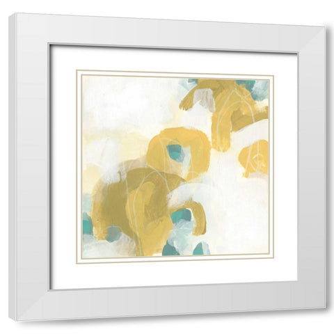 Pivot II White Modern Wood Framed Art Print with Double Matting by Vess, June Erica
