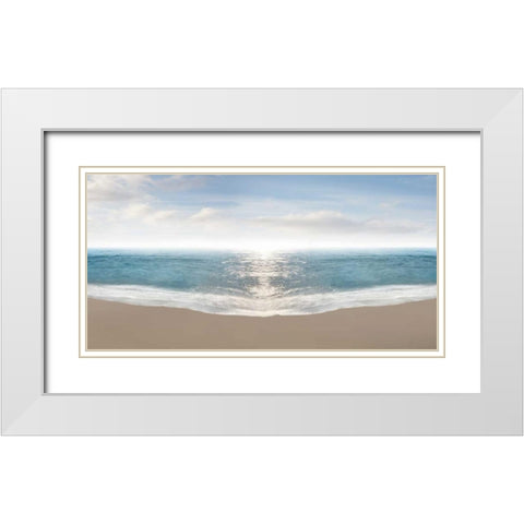 Hamptons III White Modern Wood Framed Art Print with Double Matting by McLoughlin, James