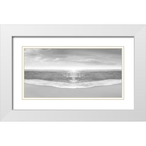 Hamptons VI White Modern Wood Framed Art Print with Double Matting by McLoughlin, James