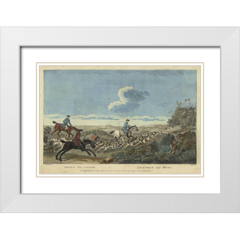 The Thrill of the Chase IV White Modern Wood Framed Art Print with Double Matting by Unknown