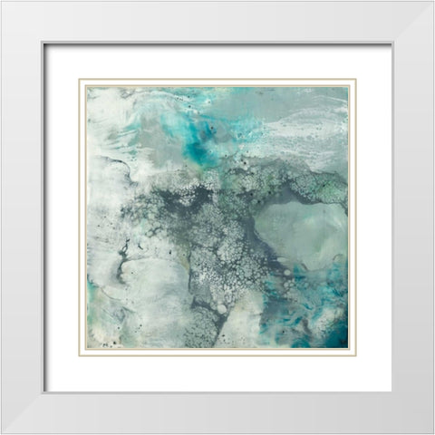 Sea Lace I White Modern Wood Framed Art Print with Double Matting by Goldberger, Jennifer