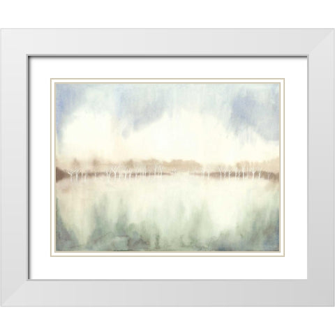 Mid Morning Mist I White Modern Wood Framed Art Print with Double Matting by Popp, Grace