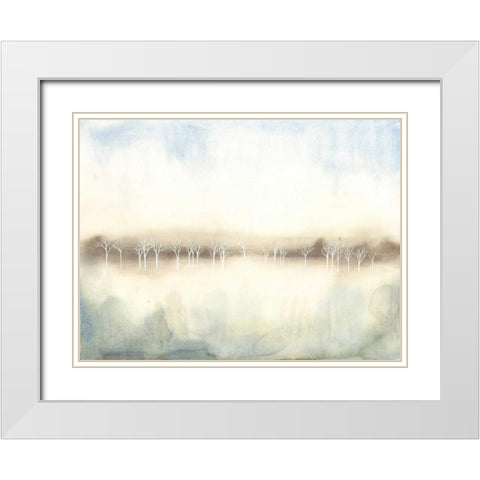 Mid Morning Mist II White Modern Wood Framed Art Print with Double Matting by Popp, Grace
