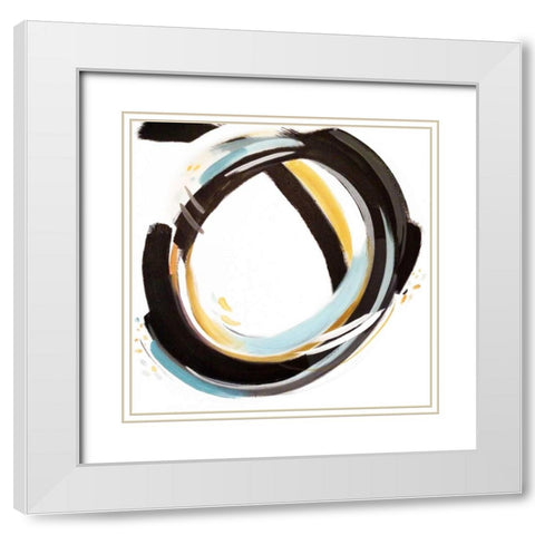 Coastal Sun I White Modern Wood Framed Art Print with Double Matting by Jerry, Alison