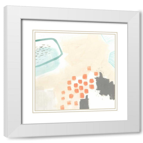 Chromatic Inference II White Modern Wood Framed Art Print with Double Matting by Vess, June Erica