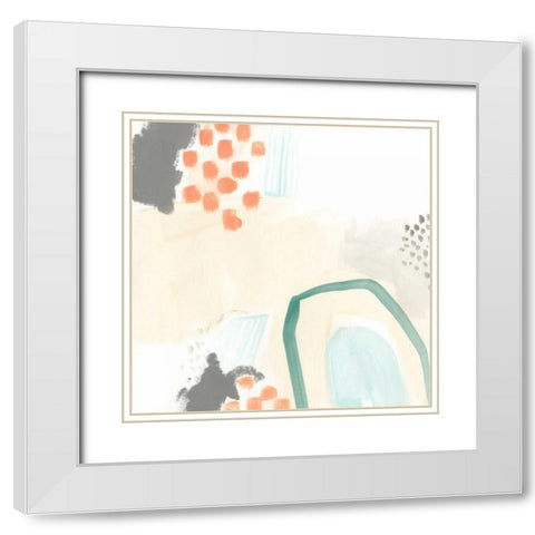 Chromatic Inference IV White Modern Wood Framed Art Print with Double Matting by Vess, June Erica