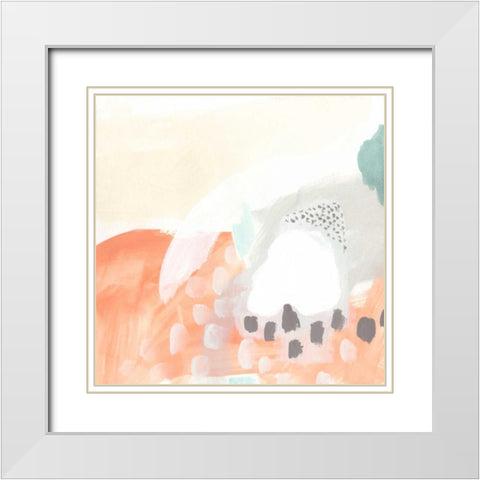 Chromatic Inference V White Modern Wood Framed Art Print with Double Matting by Vess, June Erica